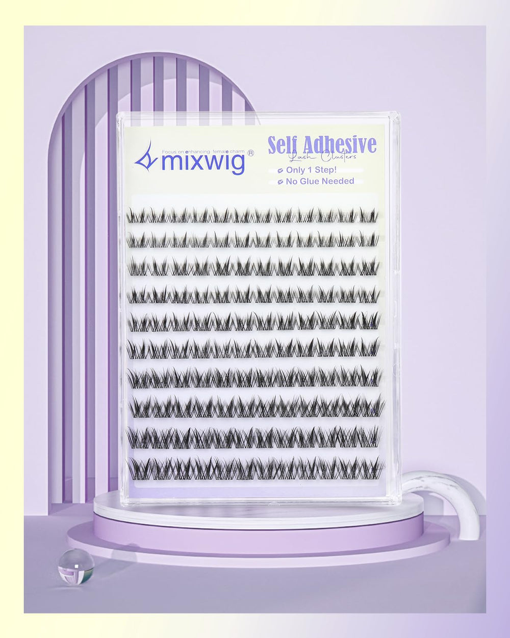 Lvmixwig easy glueless application saves time on busy mornings.