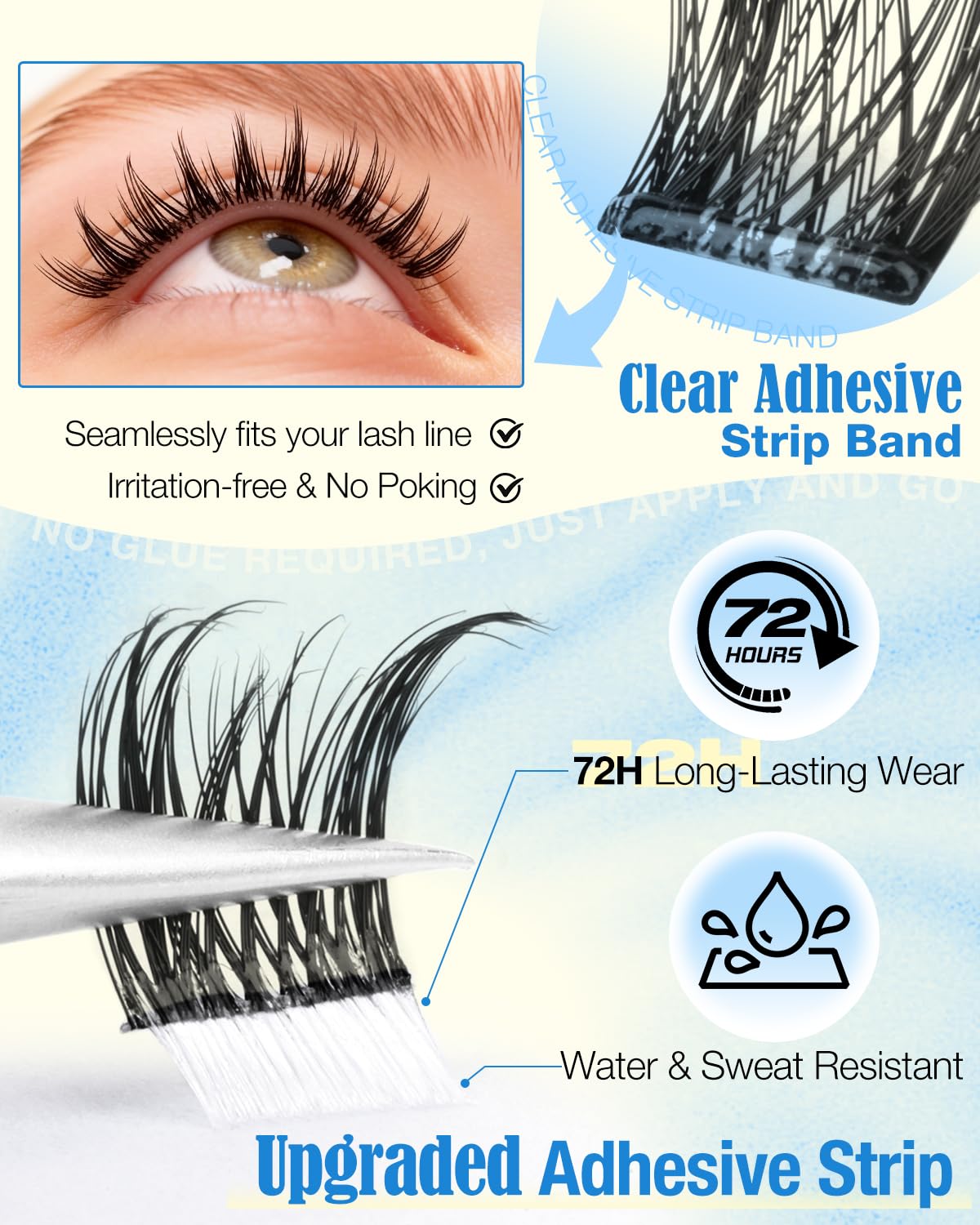 Lvmixwig manga eye look lashes for dramatic, photogenic flare.