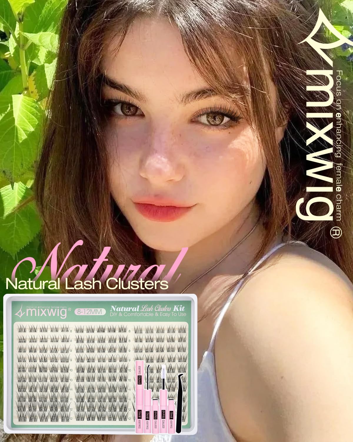 Lvmixwig stainless steel tweezers help pick up lashes precisely
