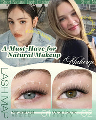 Lvmixwig wide-band clear band lashes blend with natural lashes
