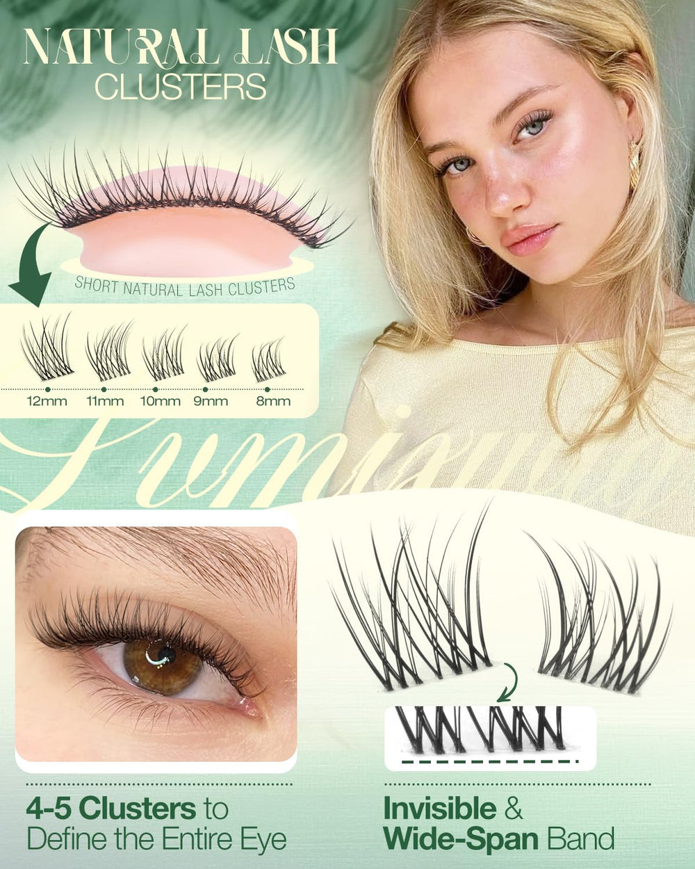 Lvmixwig wispy clusters with C curl deliver a soft, seamless eye charm