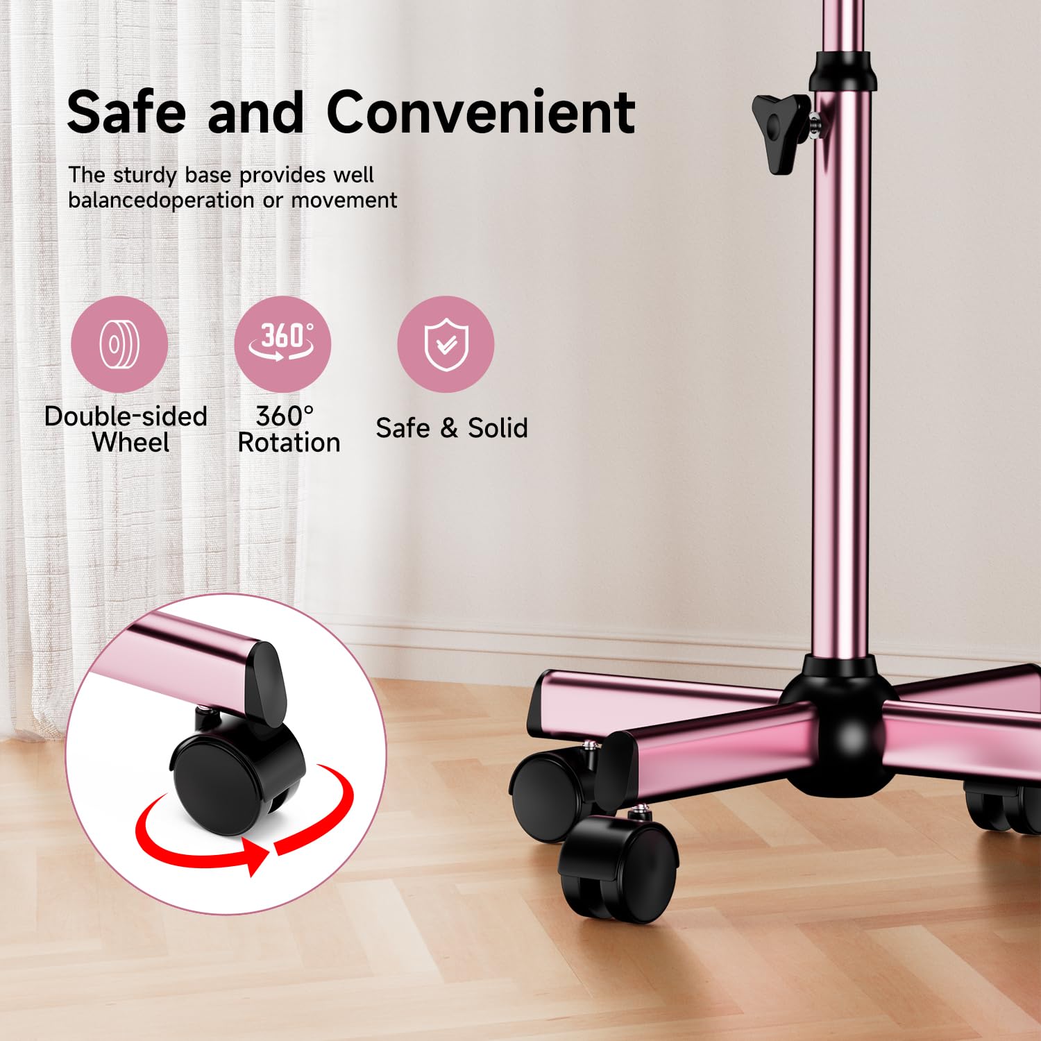 LWADALN adjustable height 27-39in supports ergonomic setups