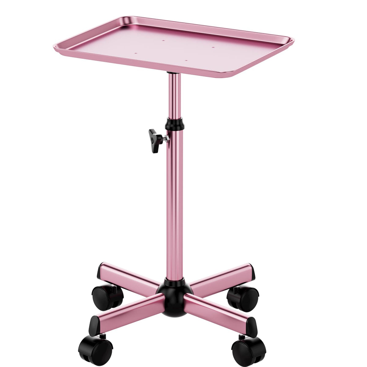 LWADALN salon tray cart on wheels for easy mobility between stations