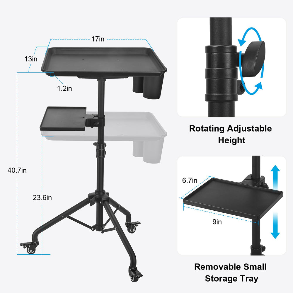 LWADALN Tattoo workstation on wheels suitable for studios and clinics.