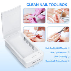 LXIANGN sterilizer control button close-up for quick 3–5 minute cycles.