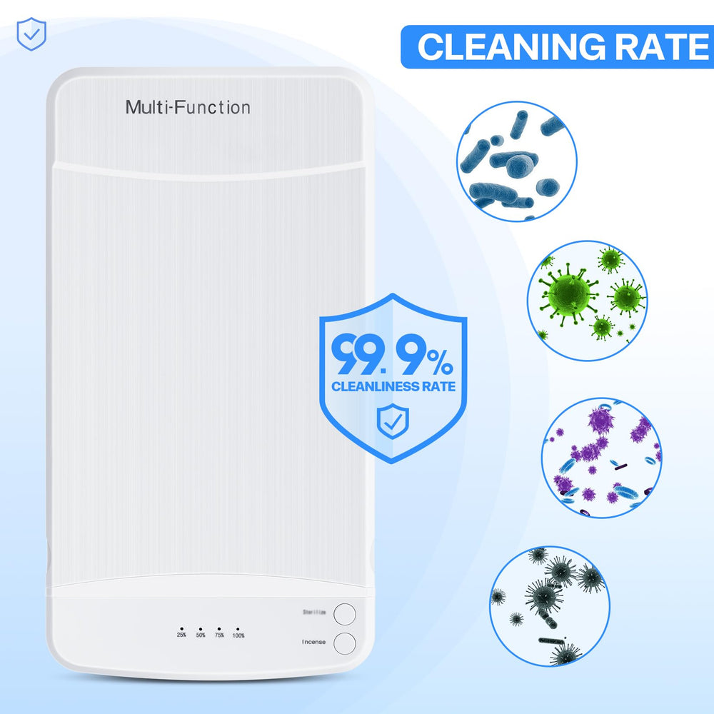 LXIANGN portable sterilizer shown with phone, ideal for travel clean.