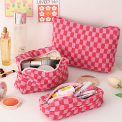 LYDZTION brushes storage bag with metal zipper pulls keeping essentials organized on trips