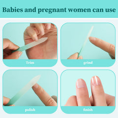 LYFENX 3.5-inch nail file for easy handling on the go.