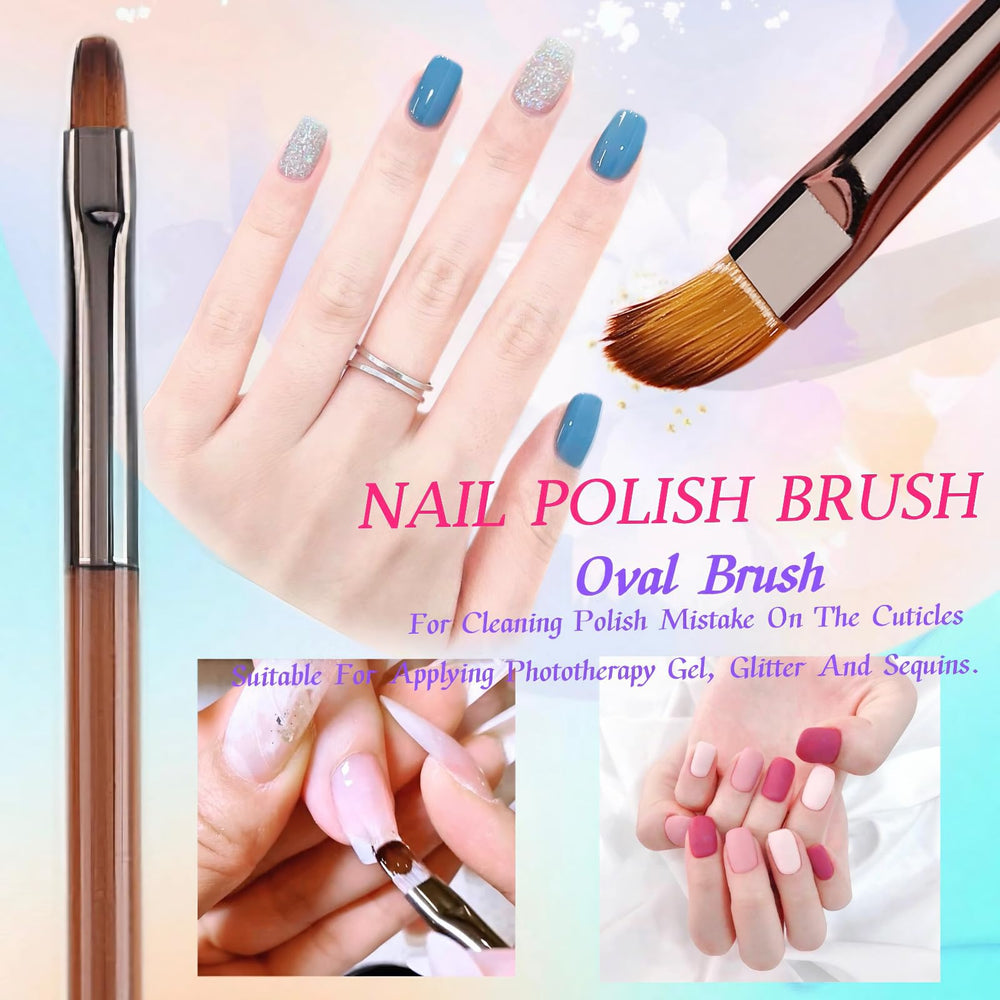 Lykjdnz nail art liner brush 11mm for delicate strokes with steady control
