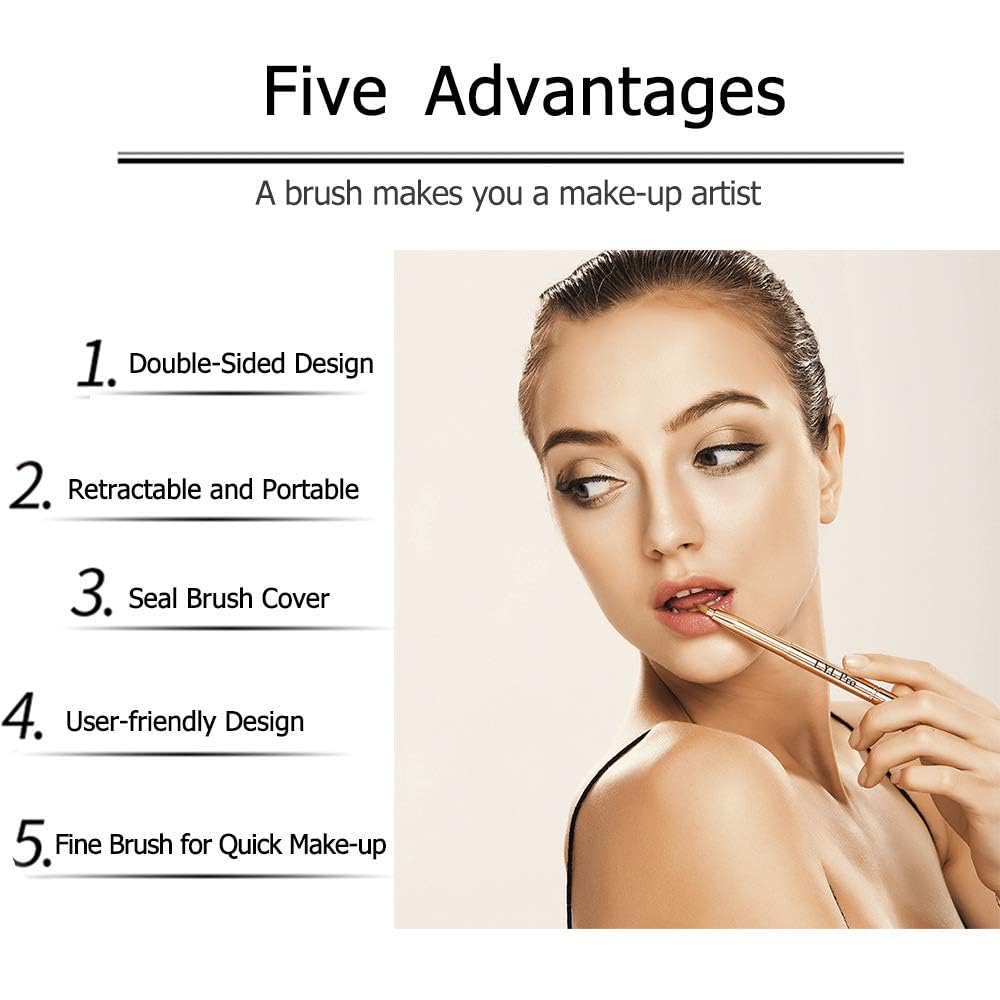 L.Y.L Pro Gold pointed bristles enable clean, precise application