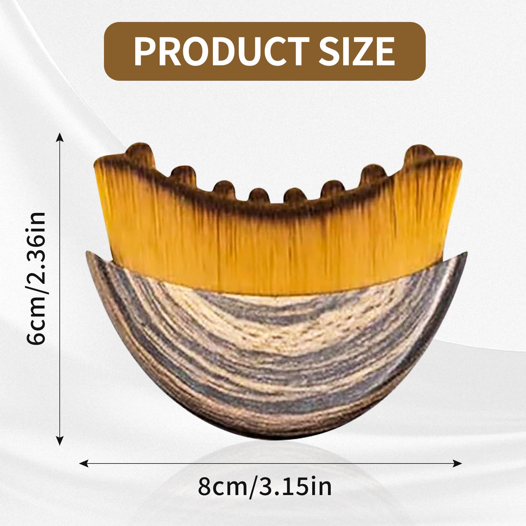 Lymphatic Contour Face Brush with cap for easy storage and cleaning.