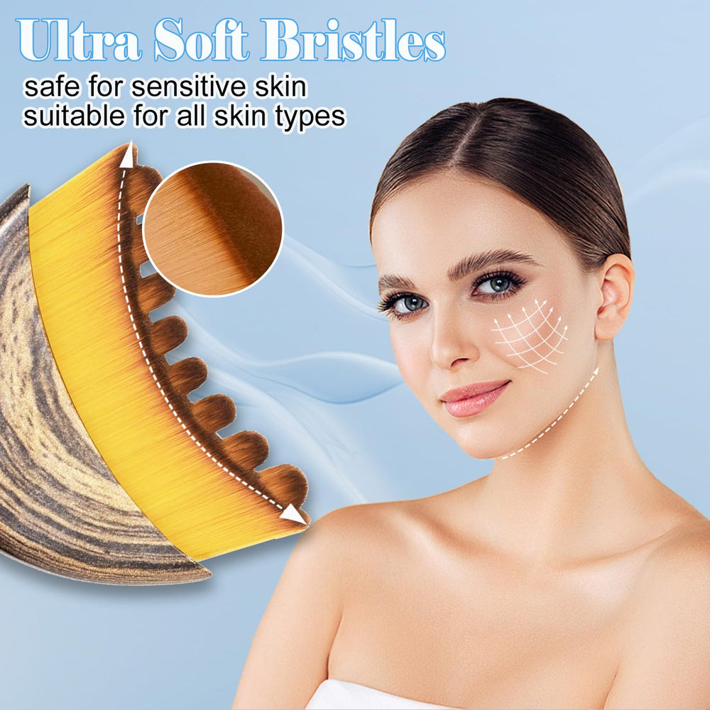 New Lymphatic Contour Face Brush on-the-go pack suitable travel.