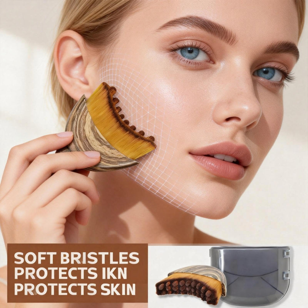 New Lymphatic Contour Face Brush is compact and travel-friendly for on-the-go routines.