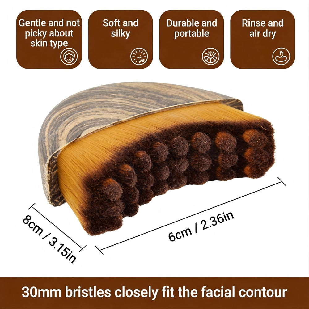 New Lymphatic Contour Face Brush relaxes facial muscles for daily wellbeing.