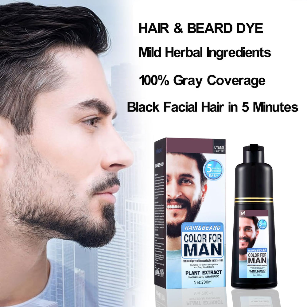 Lymznus formula with argan oil nourishes facial hair and adds shine.