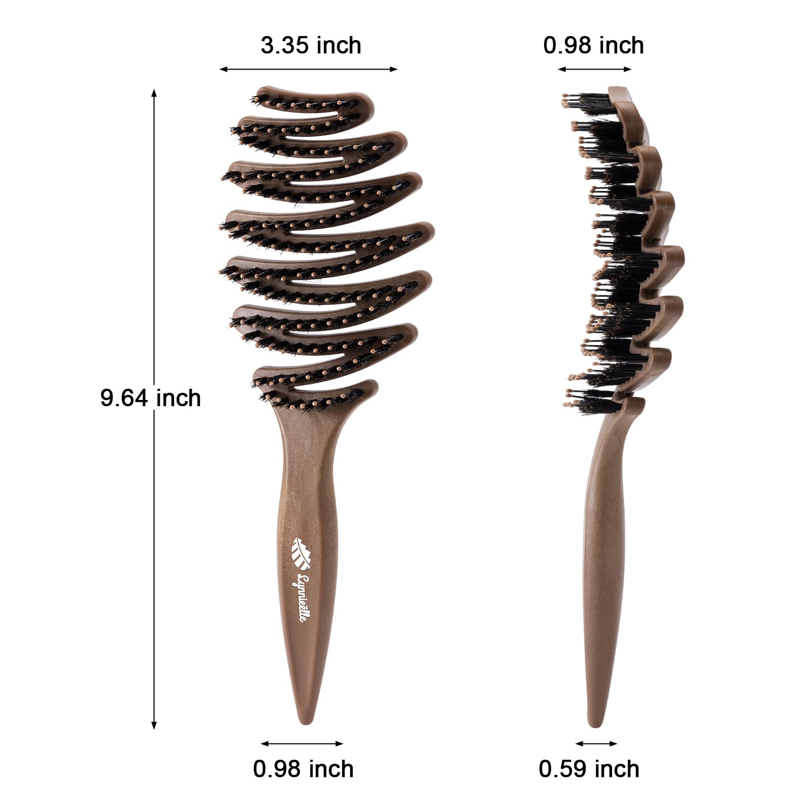 Lynnieëlle brush supports daily hair care with smoother detangling.