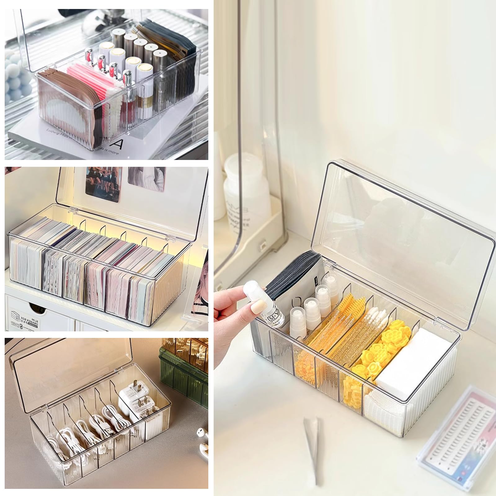 LynxLink Lash Cart Organizer at home setup for tidy lash kits