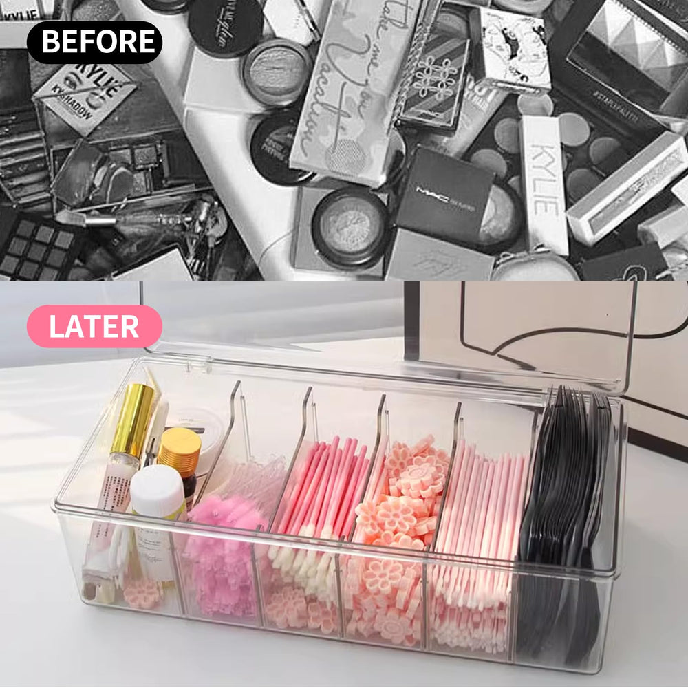 LynxLink Lash Cart Organizer non-slip base stays stable on a surface