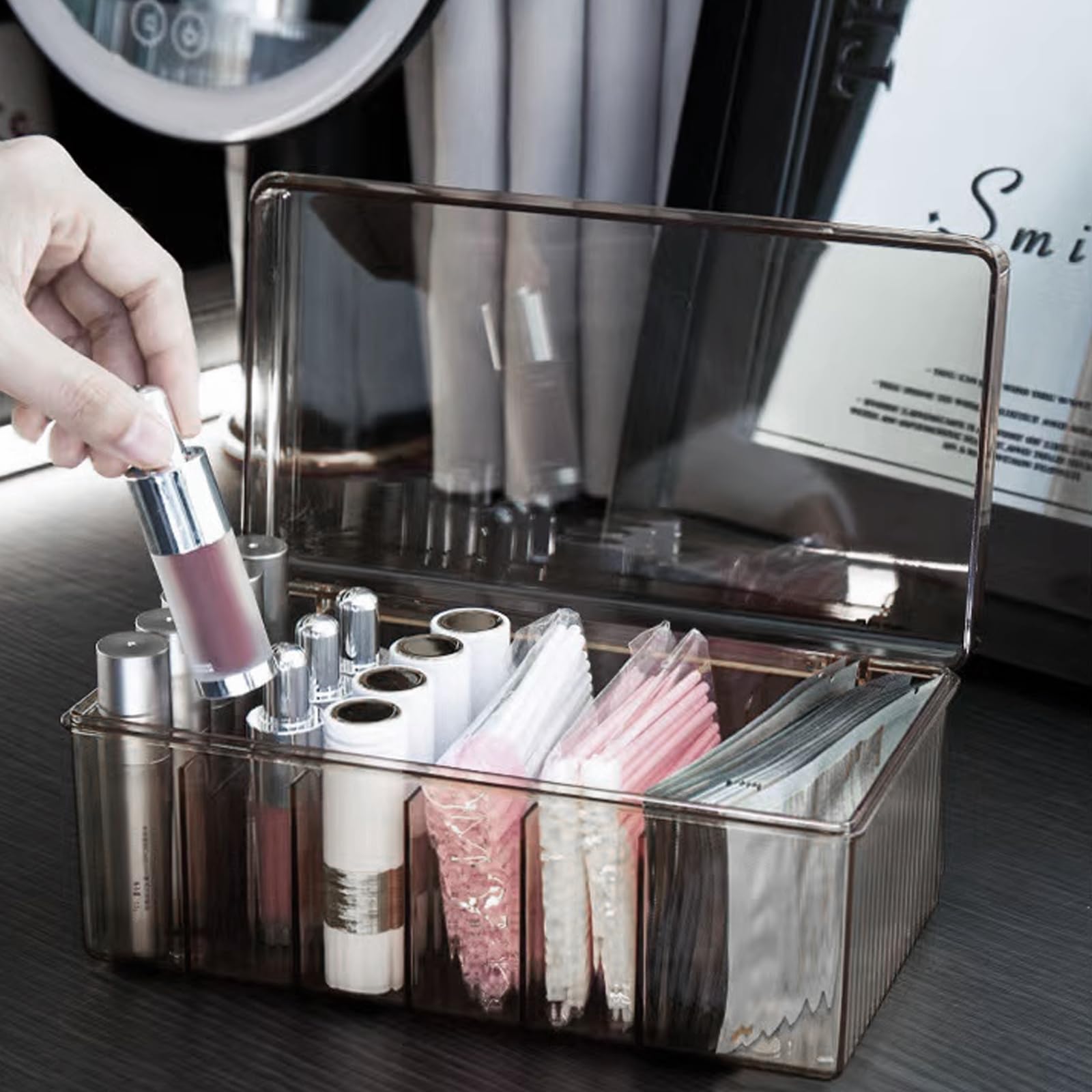 LynxLink Lash Cart Organizer in a salon workspace for efficient workflow