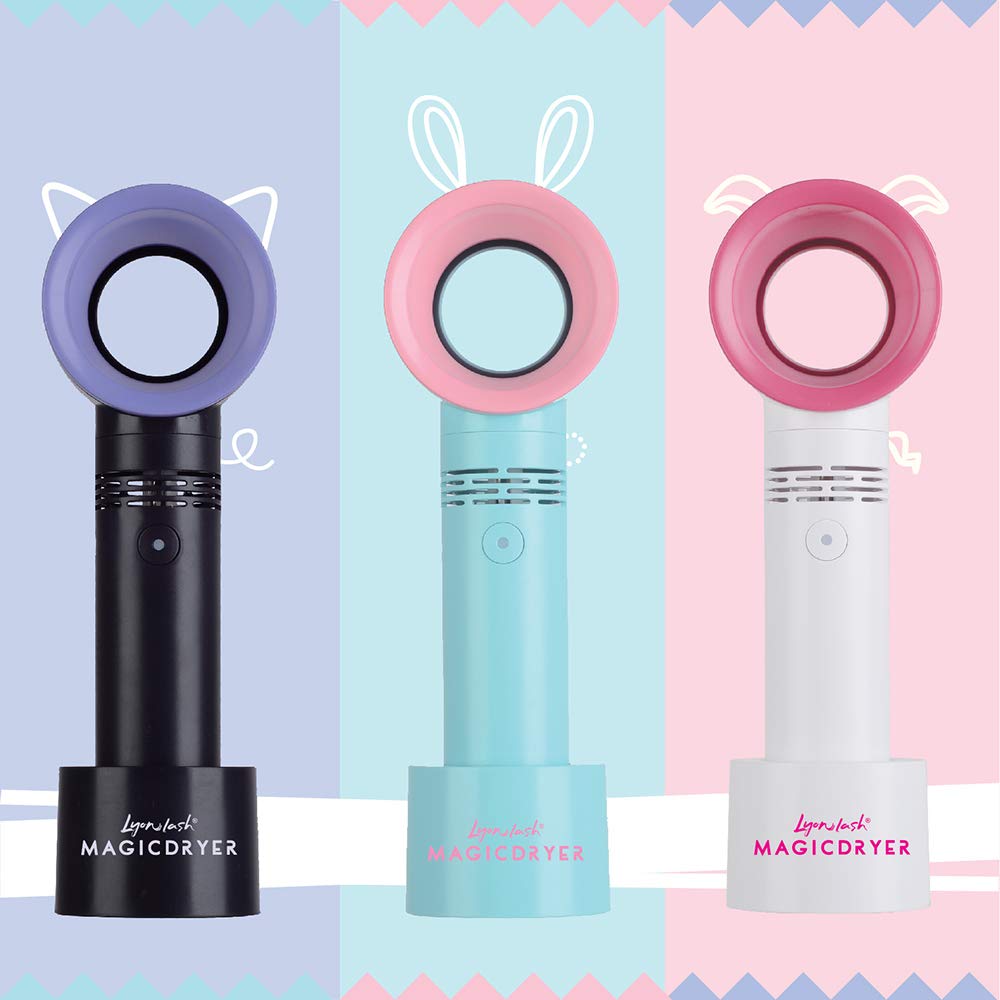 Lyon Lash Magic Fan long runtime up to 10 hours on low speed