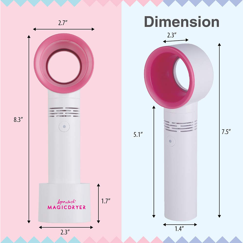 Lyon Lash Magic Fan three-speed control for customized drying