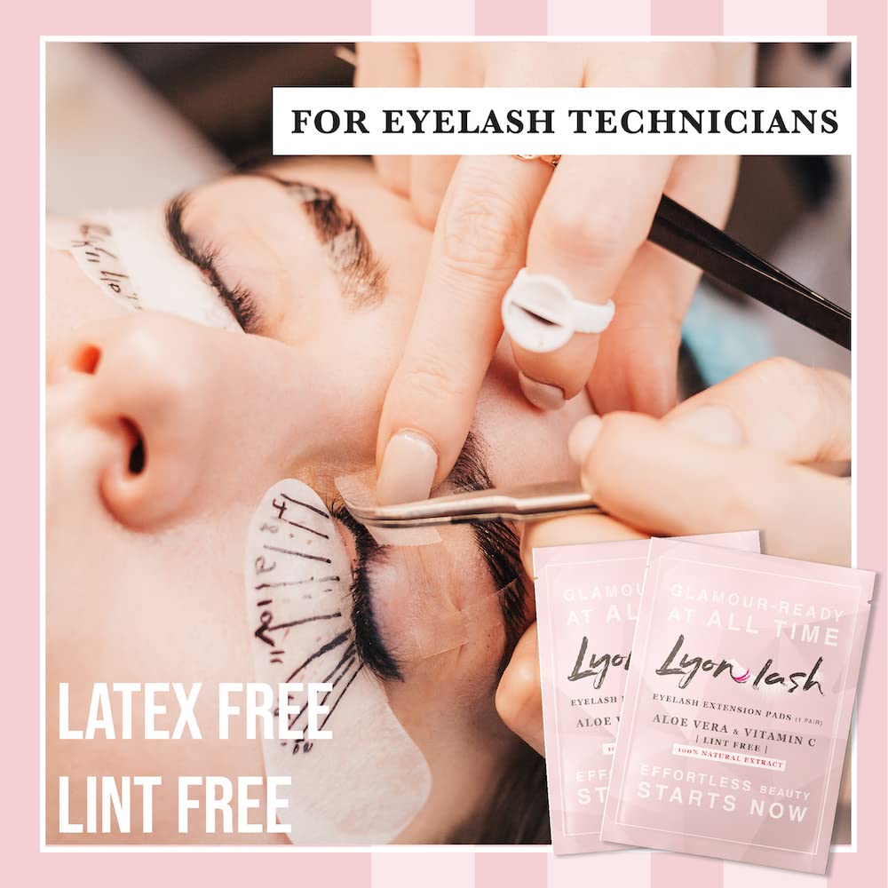 Parche gel Lyon Lash diseño curvo que se ajusta al ojo