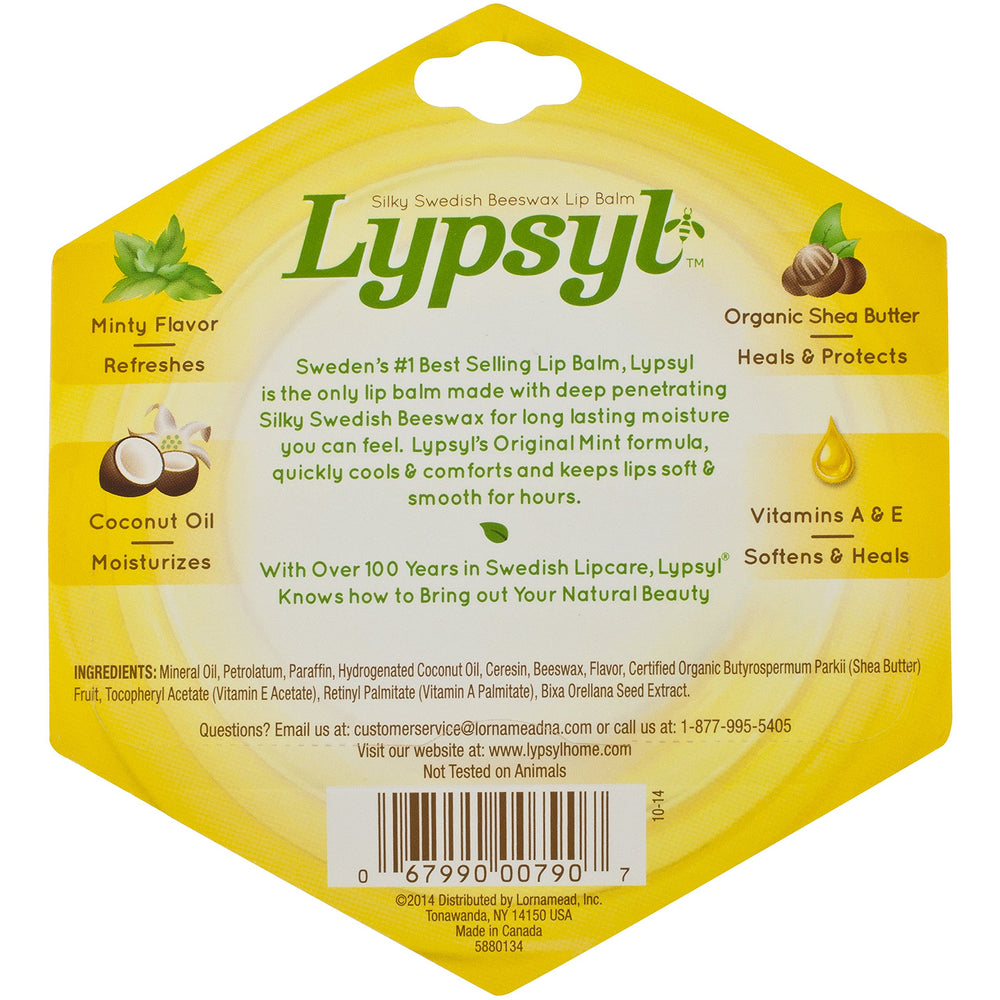 Lypsyl Intense Protection Original Mint listo para aplicación con una sola mano.