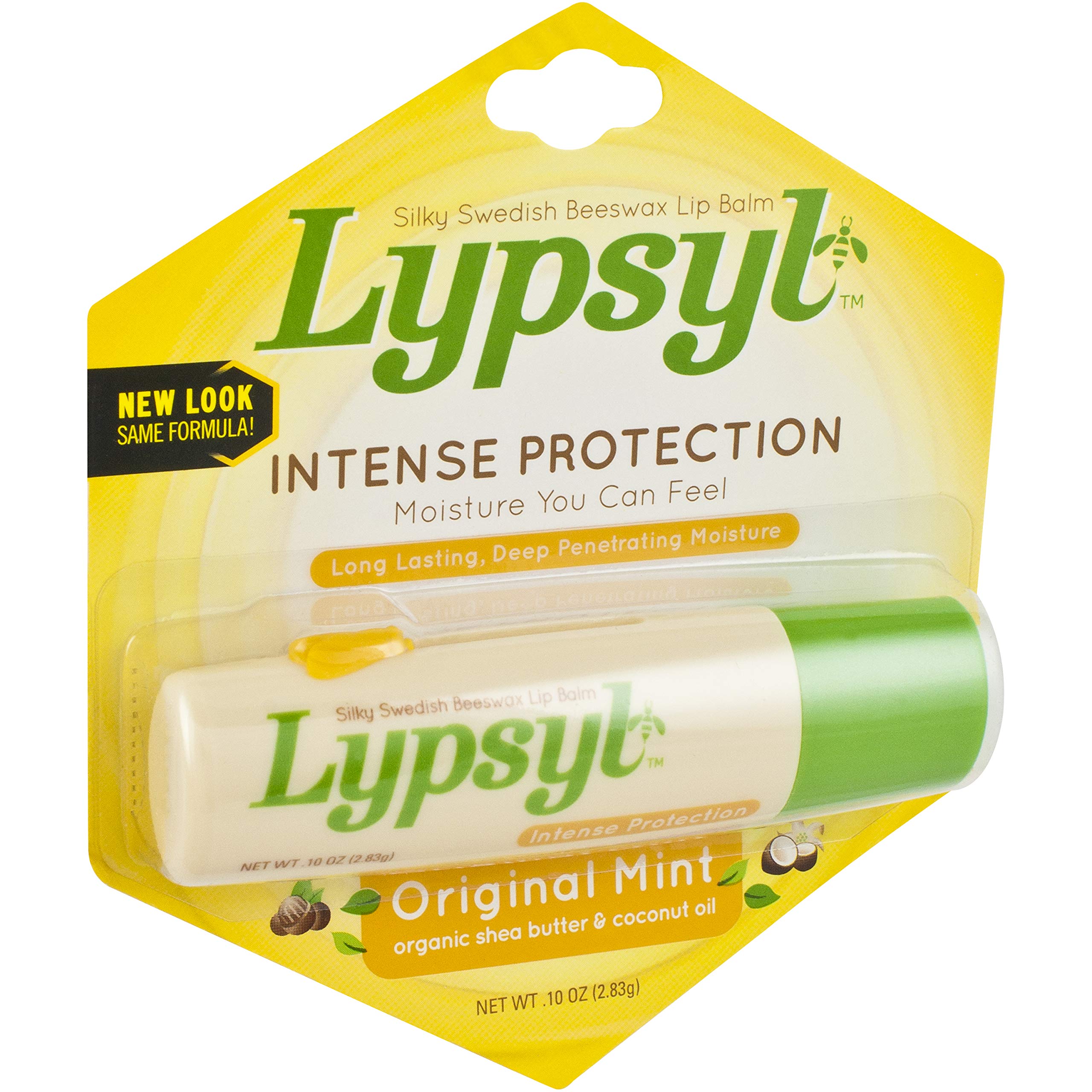 Lypsyl Intense Protection Original Mint, textura suave que desliza al aplicar.