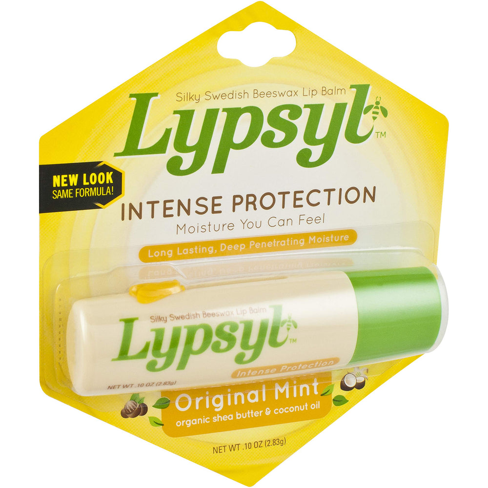 Lypsyl Intense Protection Original Mint, textura suave que desliza al aplicar.