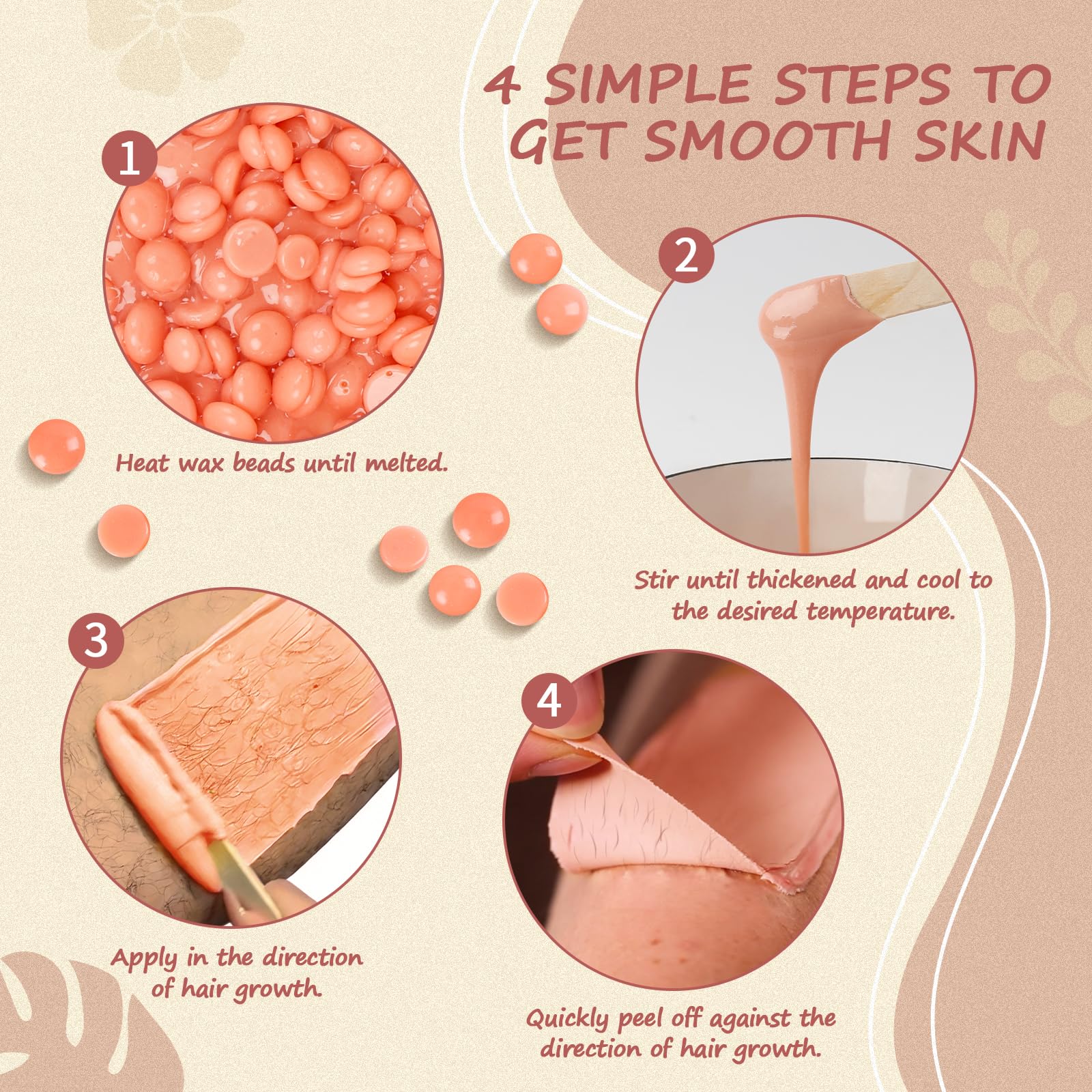 LYQC beginner-friendly low-melting-point wax beads for comfortable use