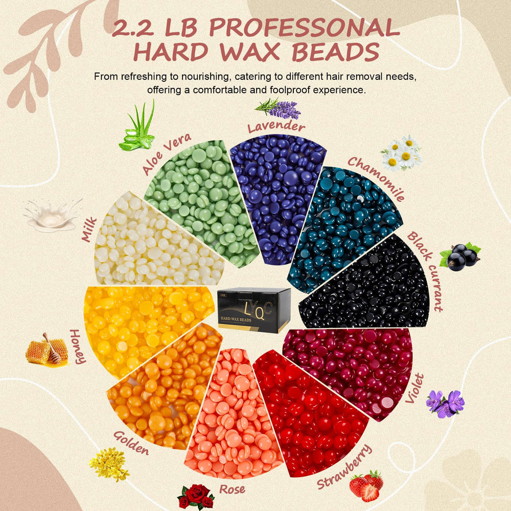 LYQC professional hard wax beads for men and women hair removal