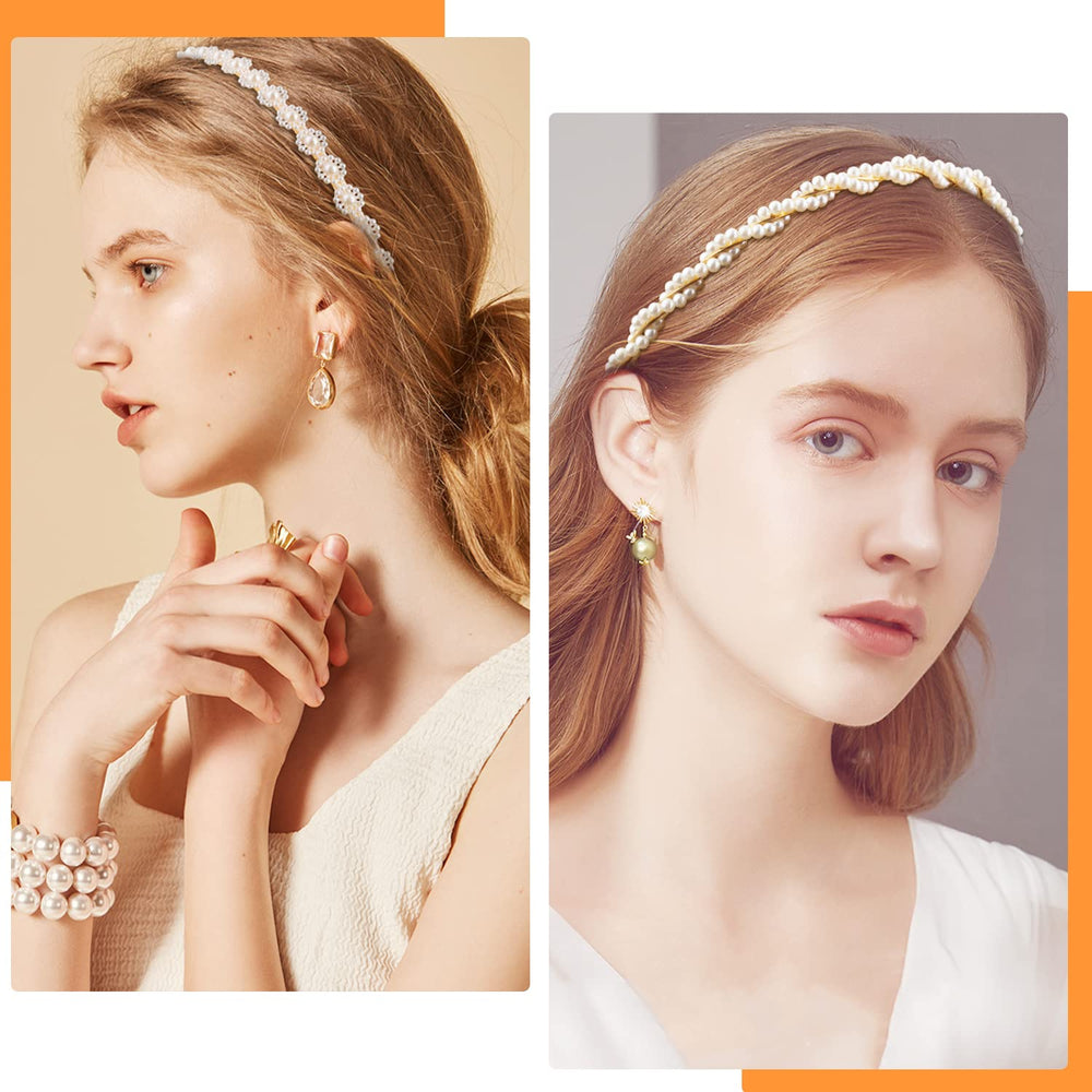 Diadema LYroo con diseño de hoja, para recogidos y peinados variados.
