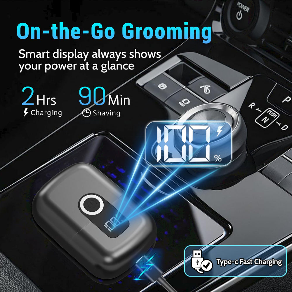LYRSLF wet/dry shaver enables versatile grooming in any setting