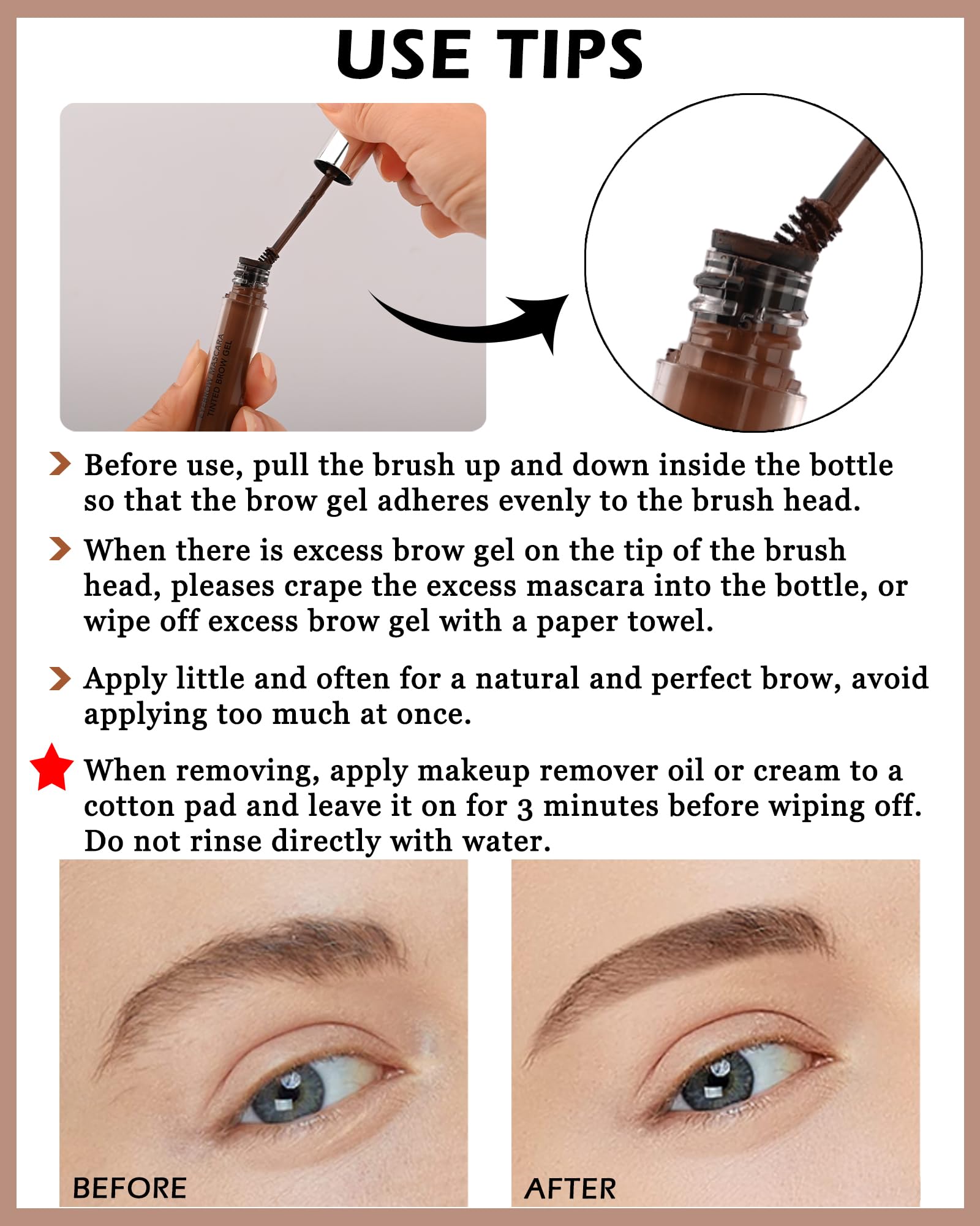 LYSdefeu cejas efecto volumen natural para un aspecto más lleno.