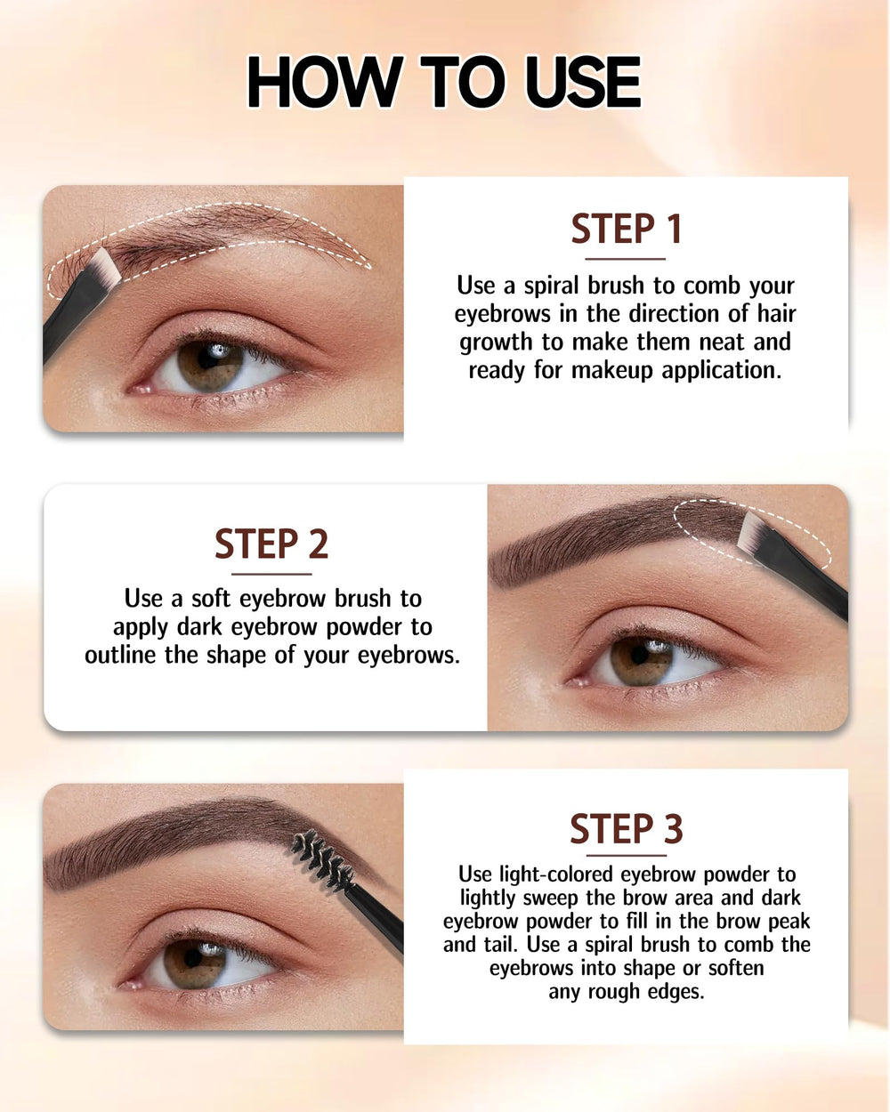 LYSdefeu long-lasting brow finish resists sweat and humidity.