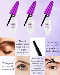 LYSdefeu aplicación con cepillo, proceso suave para color uniforme en cejas