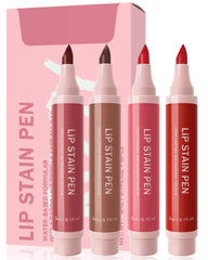 lysdefeu set tinta labios 4 piezas con acabado mate duradero