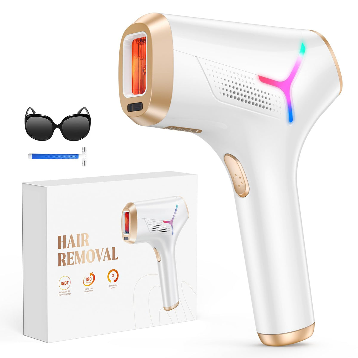 LYSMOSKI device showing a 5.2 cm² window for faster treatments.