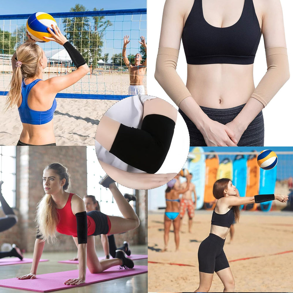 Lyuxzad 6-pack tattoo cover-up sleeves in black for easy wardrobe rotation.