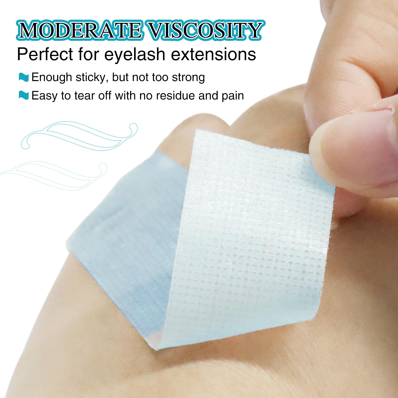 LZM lash tape tear-off design allows quick shaping into strips
