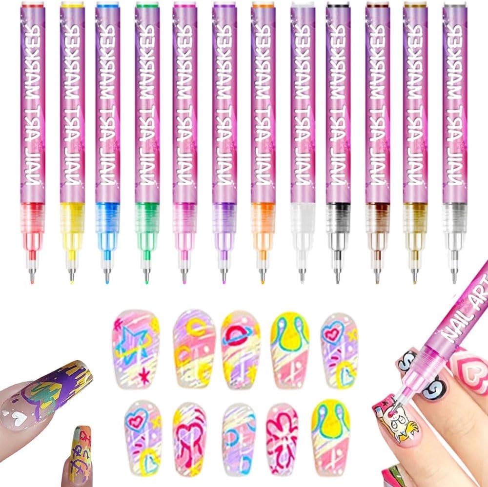 LZUPIKC Nail Art Pens are easy to maintain with proper cap care.