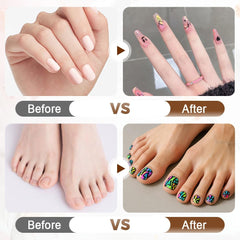 LZUPIKC Nail Art Pens feature fade-resistant pigments for long-lasting color.
