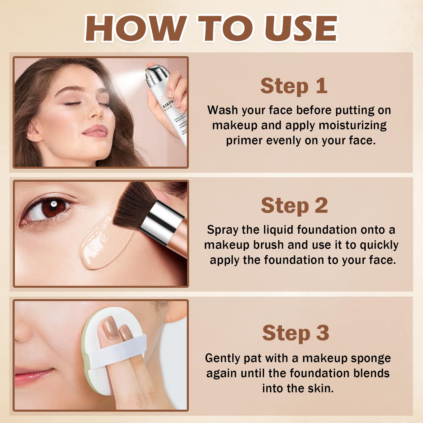 LZXLUKGIR brocha de maquillaje para una aplicación precisa