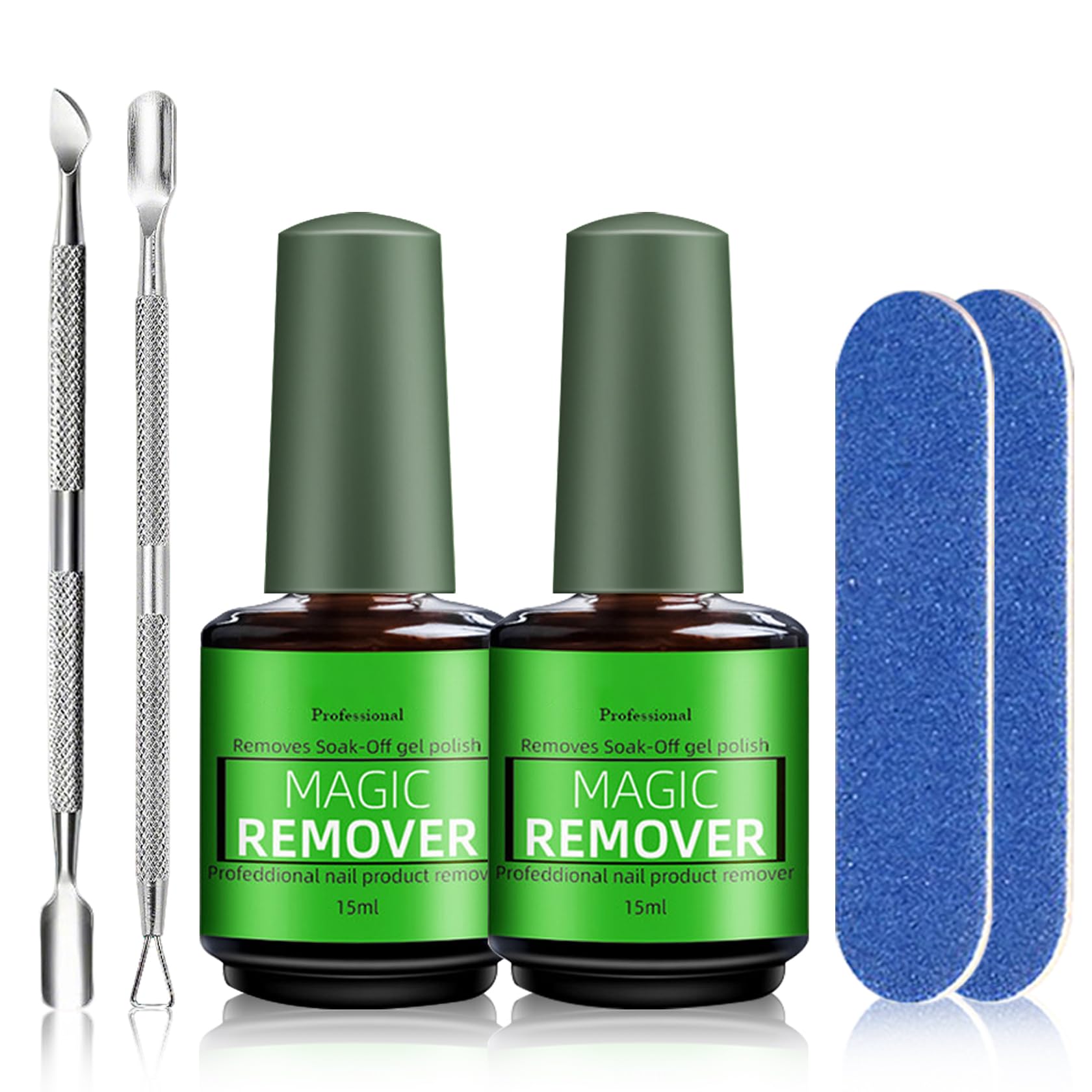 LZXLUKGIR Gel Nail Remover Kit packaging with all-in-one tools