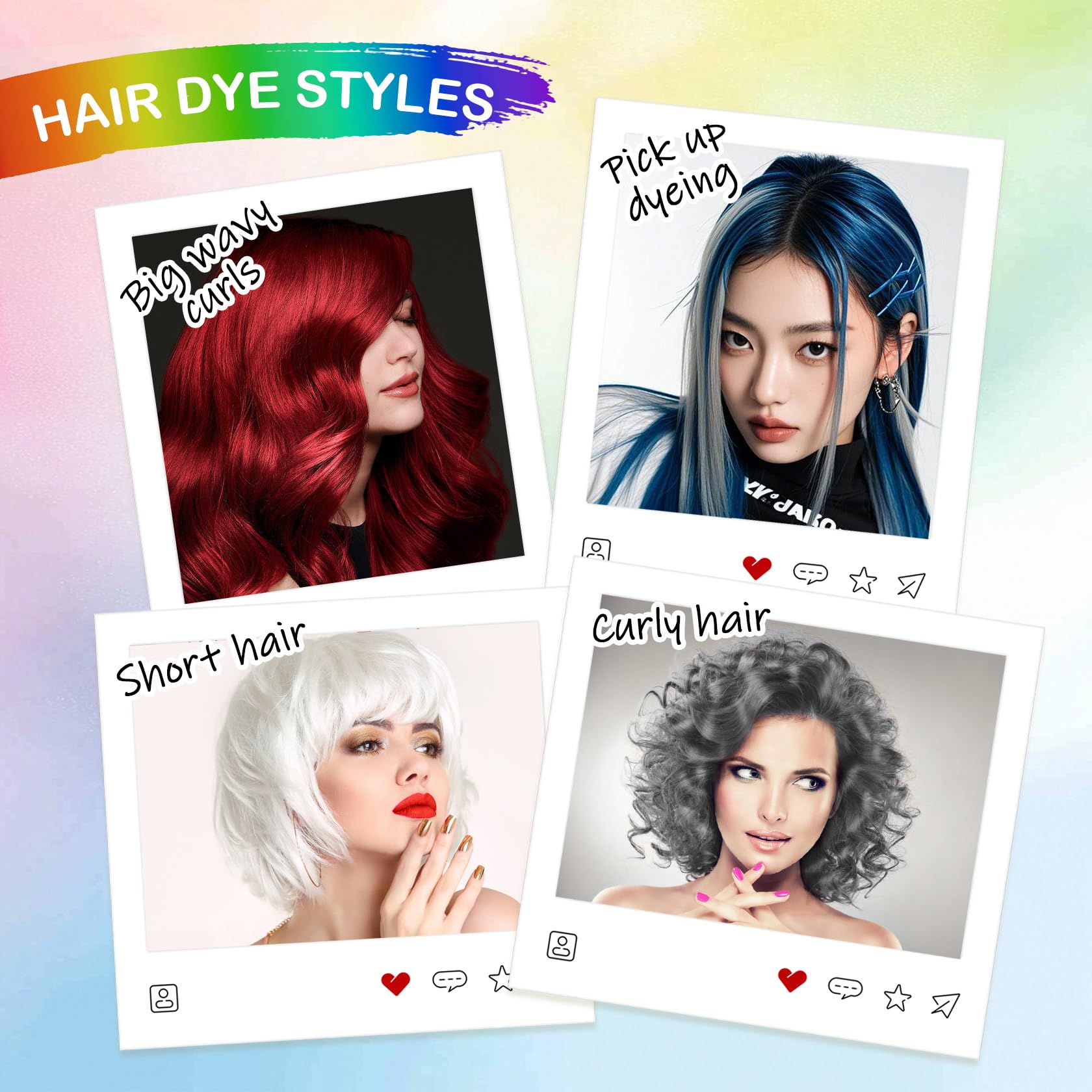 LZXLUKGIR Silver Hair Spray: ideal for party looks