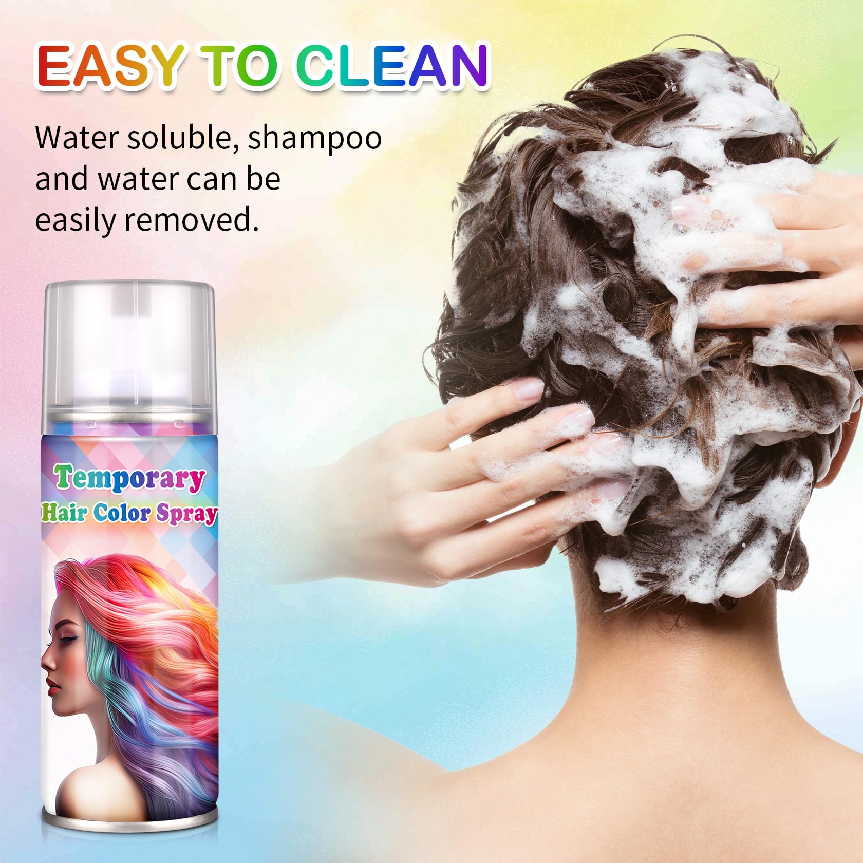 LZXLUKGIR Silver Hair Spray: effortless styling and hold