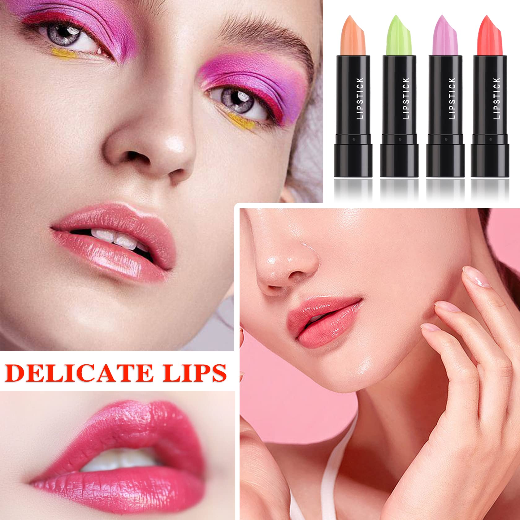 LZYLLS color-changing lip kit delivers long-lasting color without transfer.