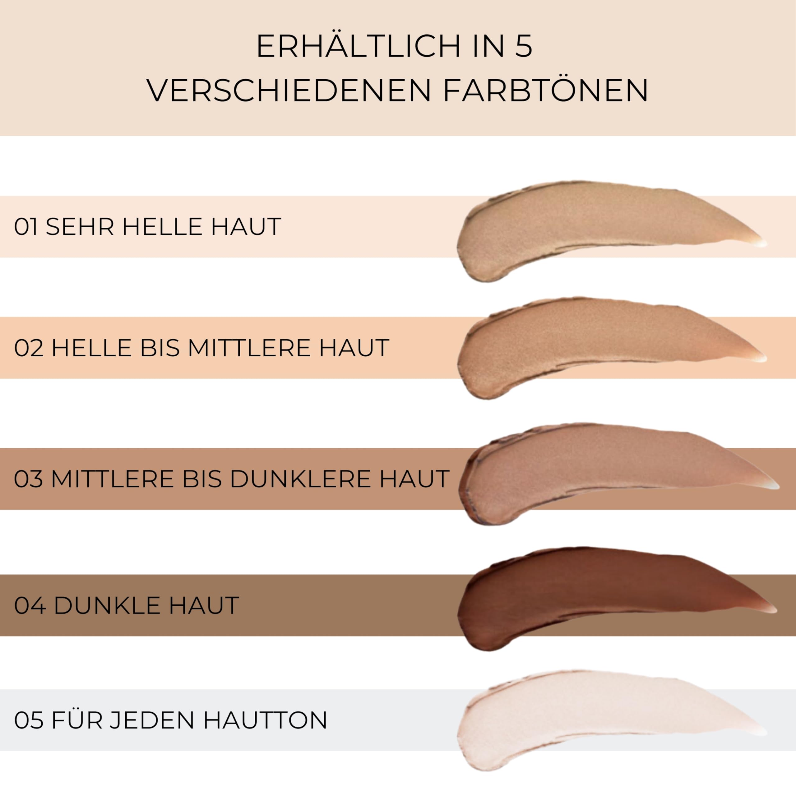 Finish swatch of M. Asam Magic Finish mousse for natural matte look