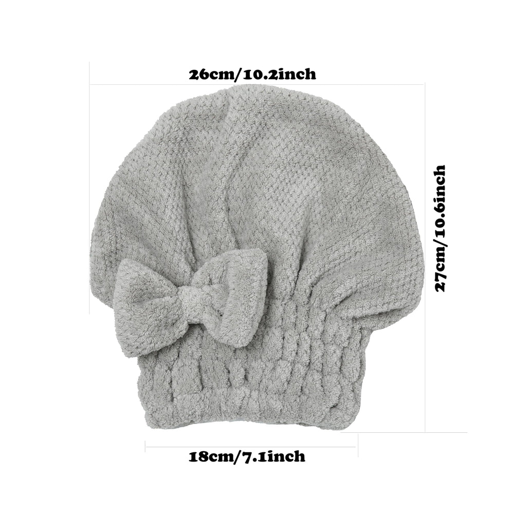 Conjunto de dos gorros rosa y gris, regalo práctico para el hogar.
