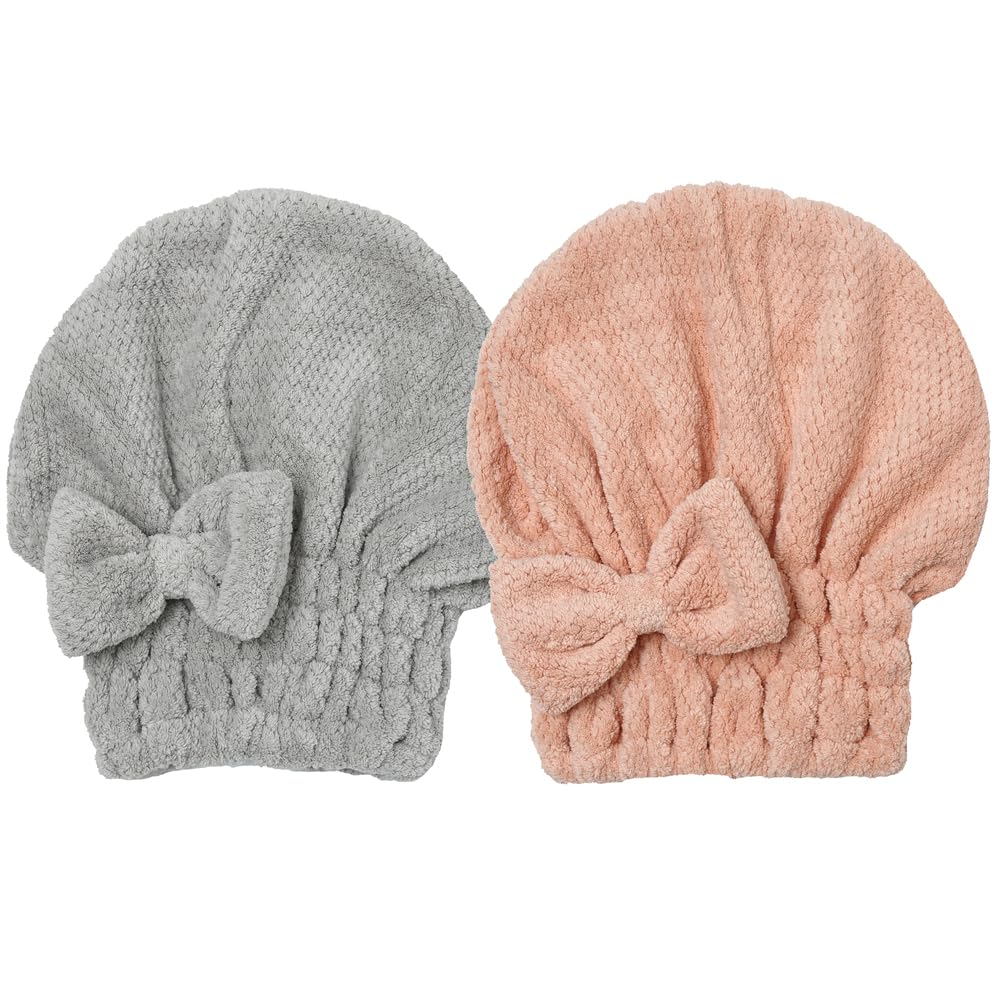 Gorro turbante de microfibra M-bestl para cabello, cómodo y eficiente para secado.